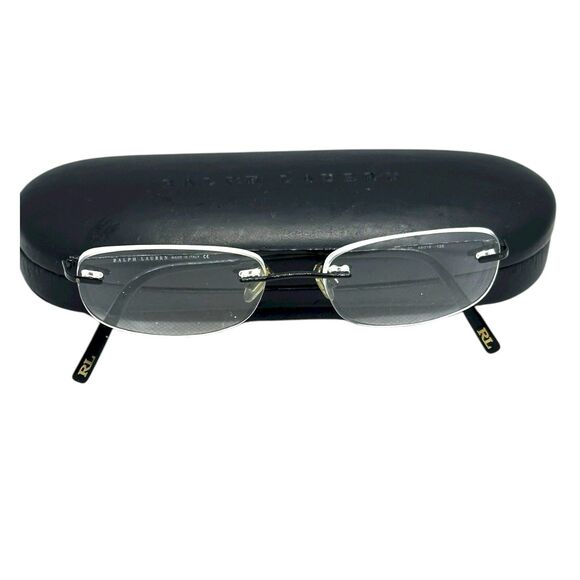 MSRP $185 RALPH LAUREN 5014 9003 Rimless Eyeglasses Frame w/Case - Made in Italy - Picture 1 of 16
